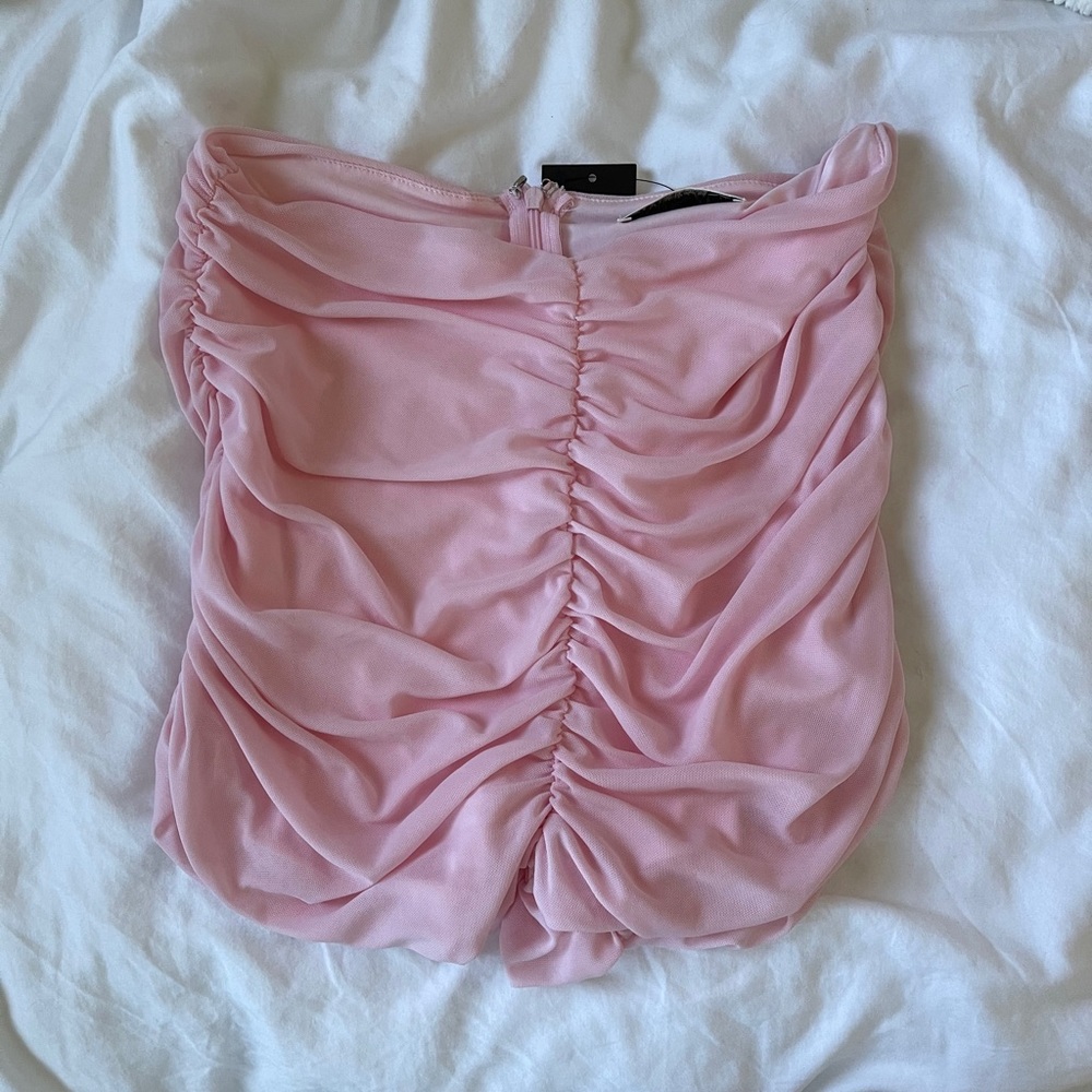 ruched skirt